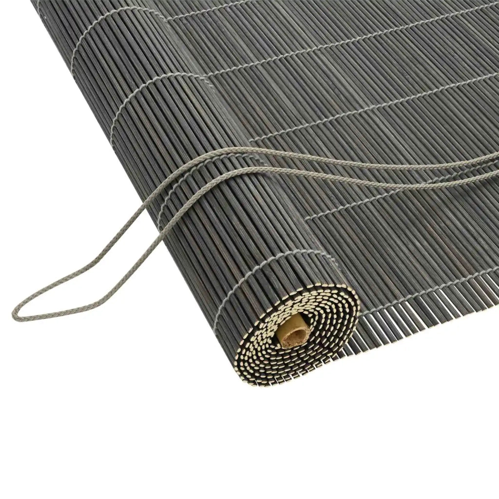 Tenda a rullo Grigio 120 x 160 cm Bambù 42039728