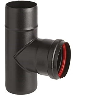 RACCORDO A T PORCELLANATO NERO