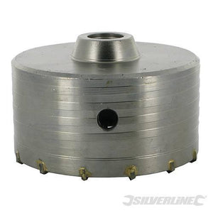 Fresa carotatrice a tazza per muri in TCT e acciaio robusto Silverline 595769 - 150 mm