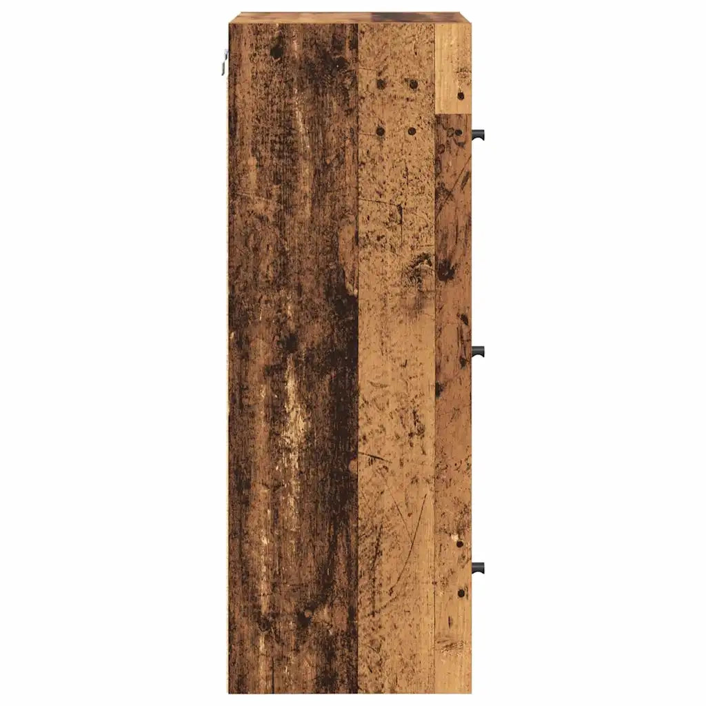 Armadietto a muro Legno vecchio 35 x 37 x 102 cm