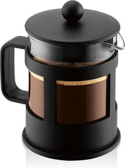 Macchina per caffè a stantuffo 05 Liter Nero - Caffettiera con filtro a stantuffo in acciaio inossidabile