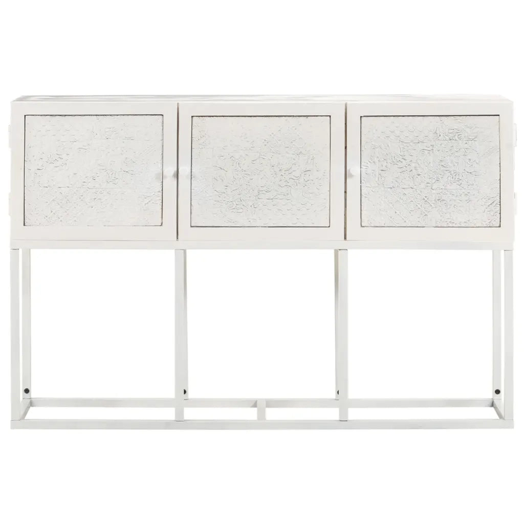 Credenza 115x30x76 cm in Legno Massello di Mango 323582