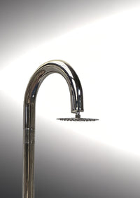 Doccia da Giardino con Soffione e Doccetta Arkema Diamond Inox I345