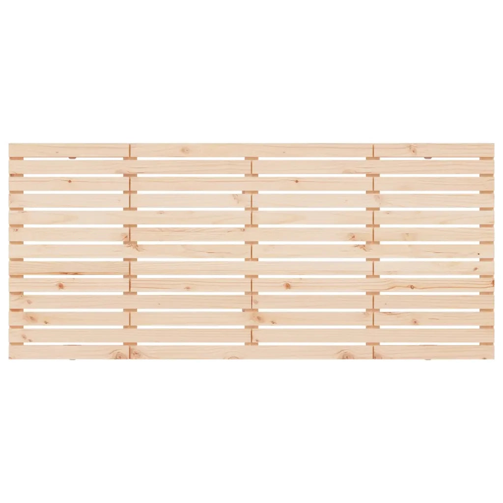 Testiera da Parete 206x3x91,5 cm in Legno Massello di Pino