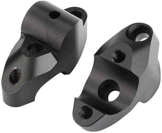 Freno di sterzo CNC-fresato in lega di alluminio - Regolabile - Comfortevole - Resistente allo shock - Facile da installare - Design compattibile - Altezza di sterzo