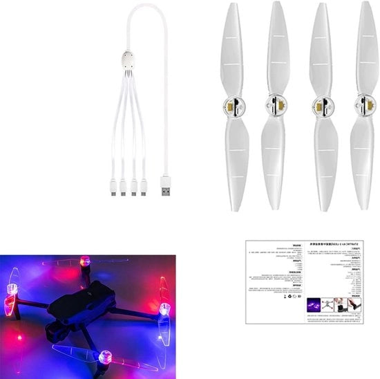 Propulsori di illuminazione per drone DJI AIR 3 - Paddle per volo notturno con pale propulsive silenziose Accessori