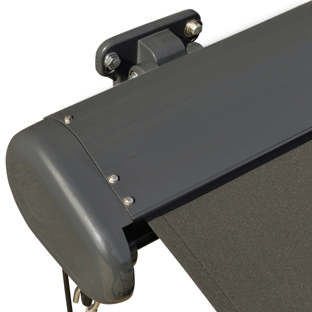 Tenda da sole elettrica ¨C zephmum ¨C grigio scuro, metallo, 300x250 cm
