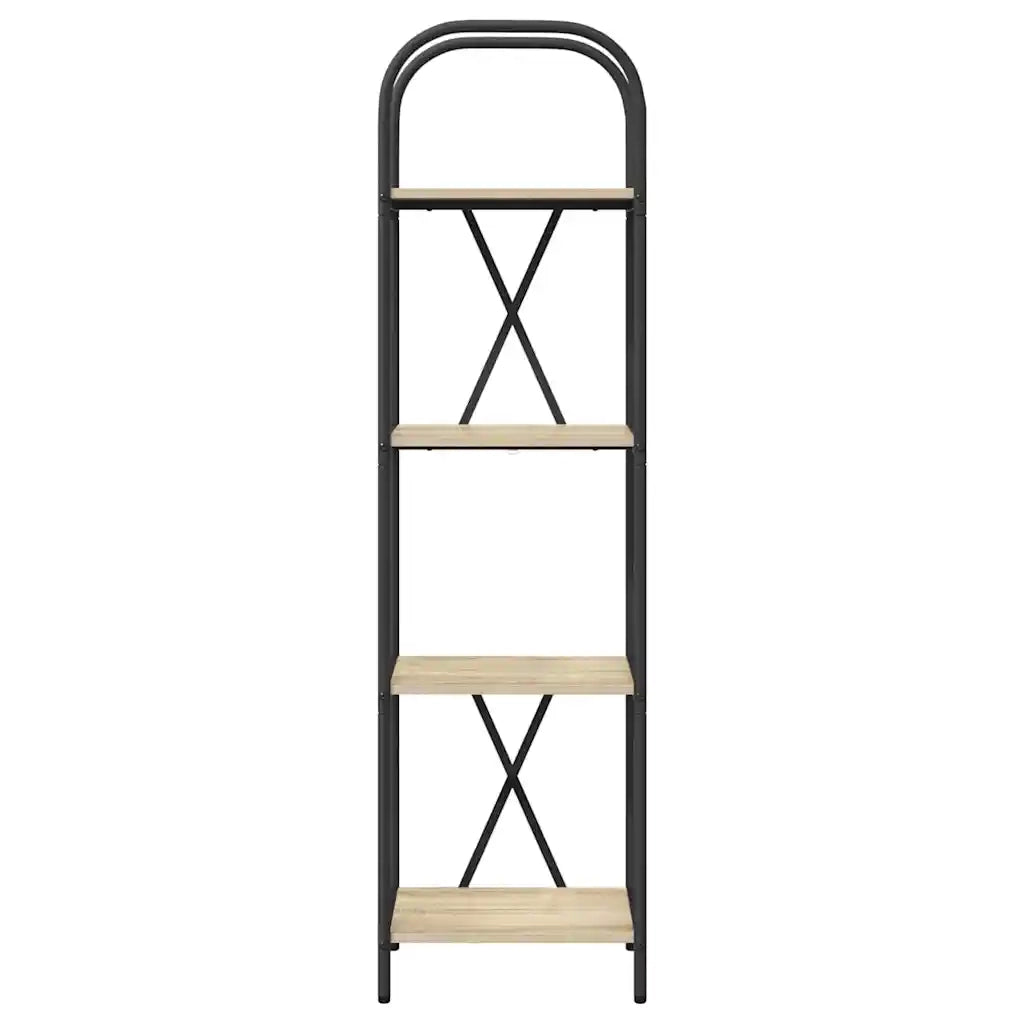 Libreria-Scaffale per Libri-Mobile di Stoccaggio Rovere Sonoma 40 x 30 x 146 cm Legno multistrato 349845