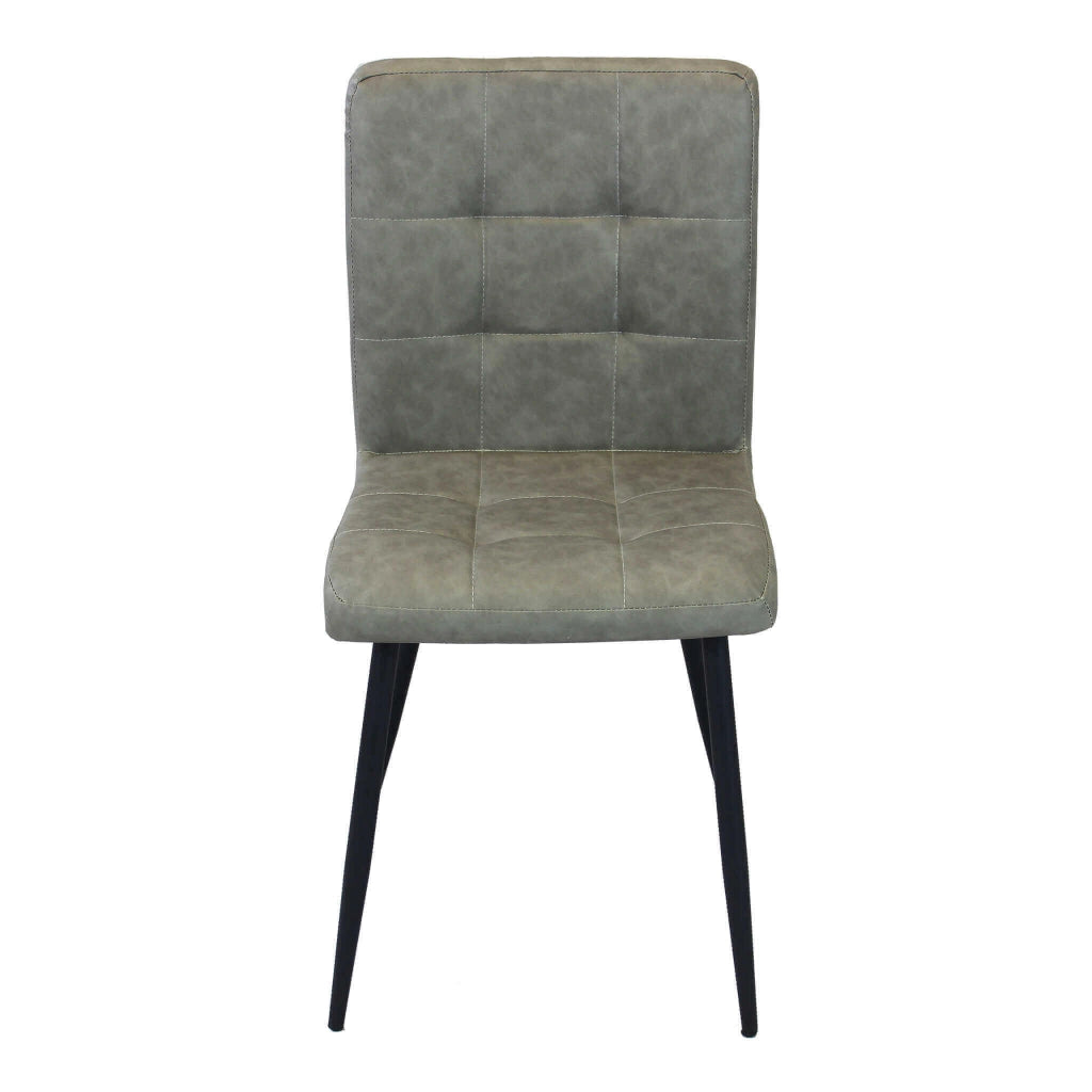 Sedia per Sala da Pranzo in Ecopelle Metallo cm 40x41x89 - ELEONORE