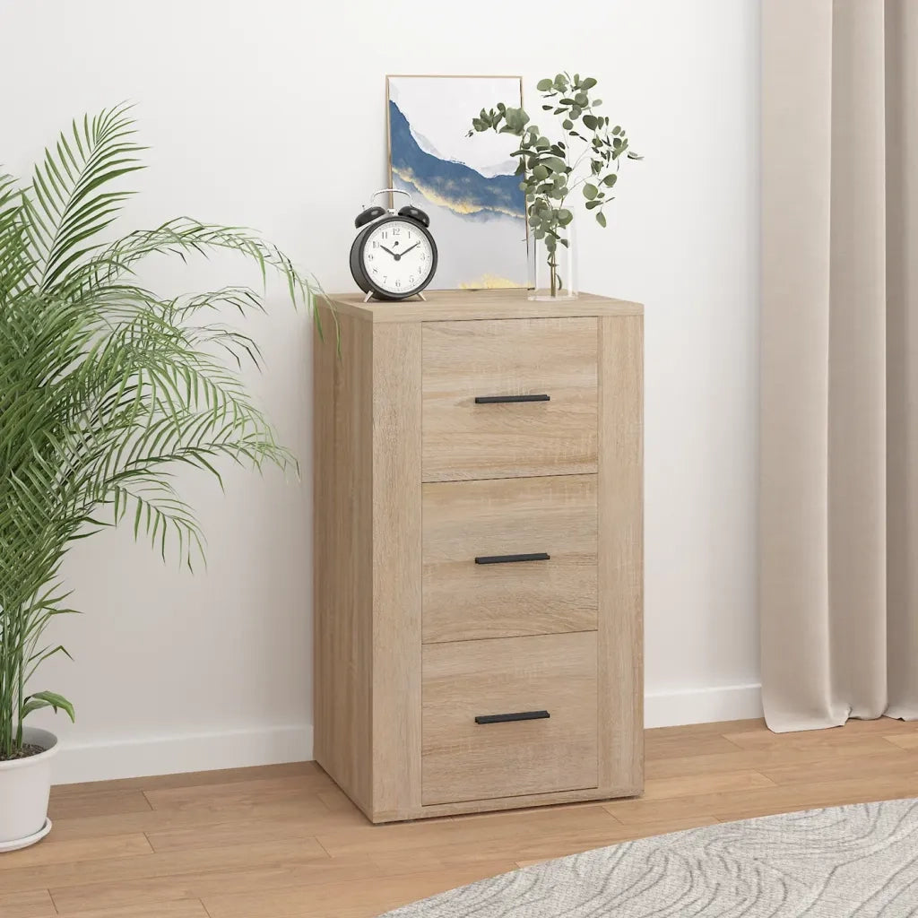 Credenza Rovere Sonoma 40x33x70 cm in Legno Multistrato 819423