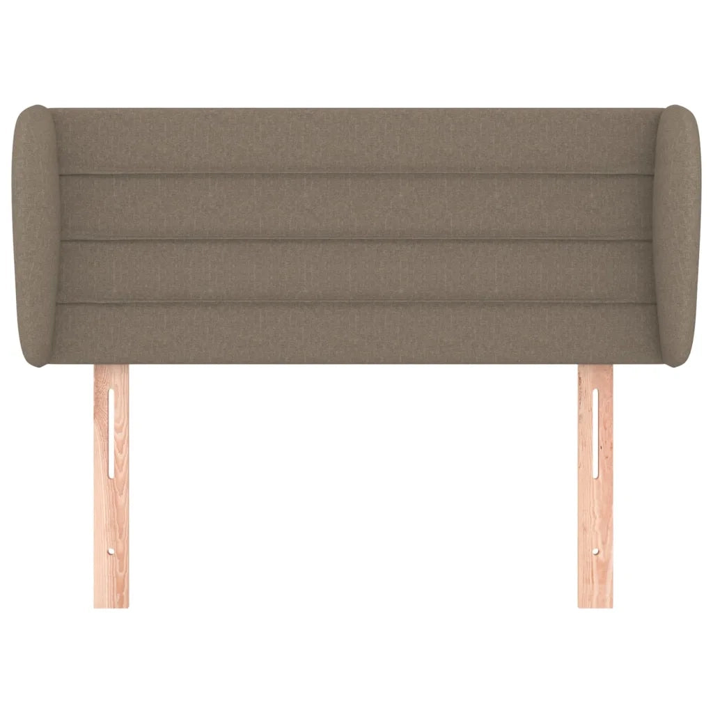 Testiera ad Orecchio Tortora 103x23x78/88 cm in Tessuto 3117278