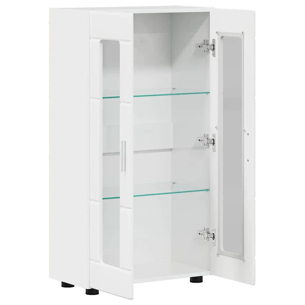 Credenza con porta FLORIN Bianco Lucido 55,5 x 29 x 100 cm