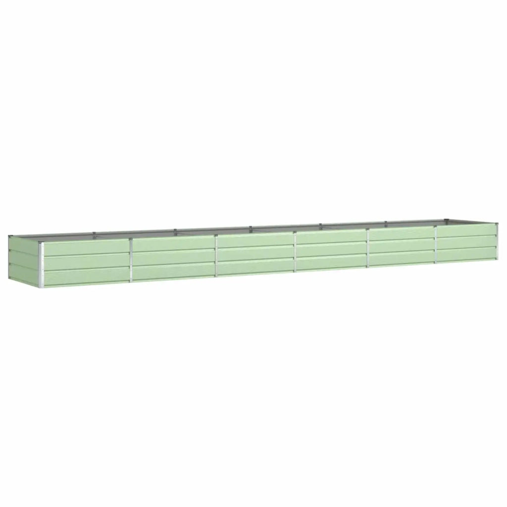 Fioriera Verde Pastello 580 x 100 x 45 cm Acciaio zincato