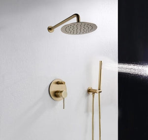 Set Doccia Da Incasso Rea Lungo L. Gold + Box