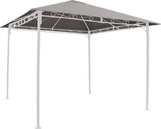 Dak universale sostituzione 293 x 293 cm in poliestere grigio con protezione UV e idrorepellente