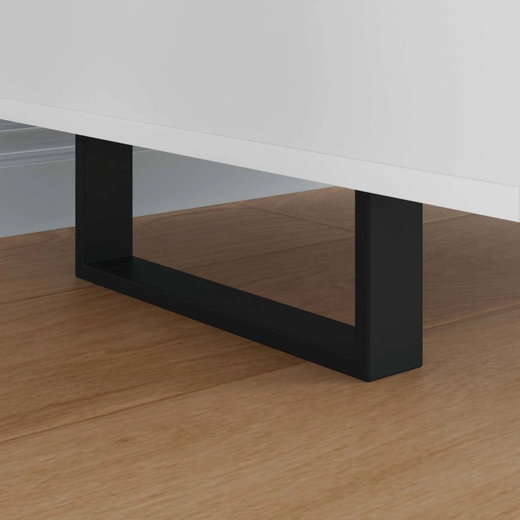 Piedini per mobili 12 pcs Nero 281 x 40,5 x 100 mm Ferro 864805