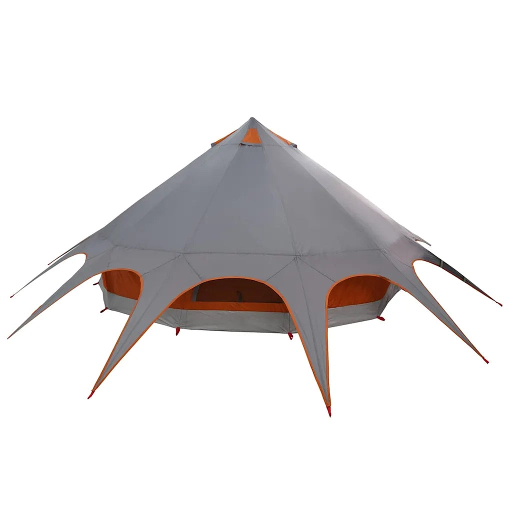 Tenda Teepee per 7 Persone con tetto Grigio e arancione 42004016