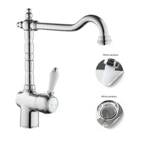 Miscelatore monoforo ottone cucina england one cromato erogazione orientabile *** confezione 1