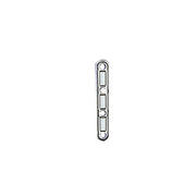 Lastrine diritte Inox 100 x 15 mm. - 2 pz.