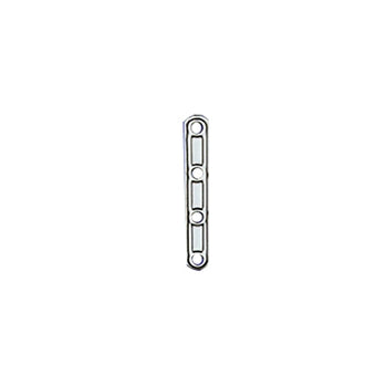 Lastrine diritte Inox 100 x 15 mm. - 2 pz.