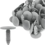 Clip per plafondo - Auto interno - Grigio - 40 pezzi - Viti a molla - Trim per pannelli - Adatto per rivestimento