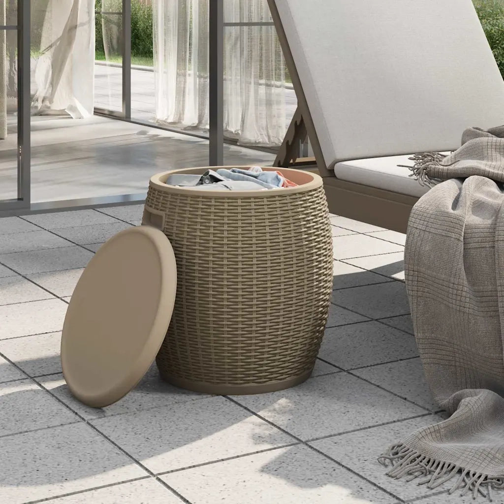 Contenitore da Giardino 4 in 1 Polipropilene Marrone Chiaro CFW1331792