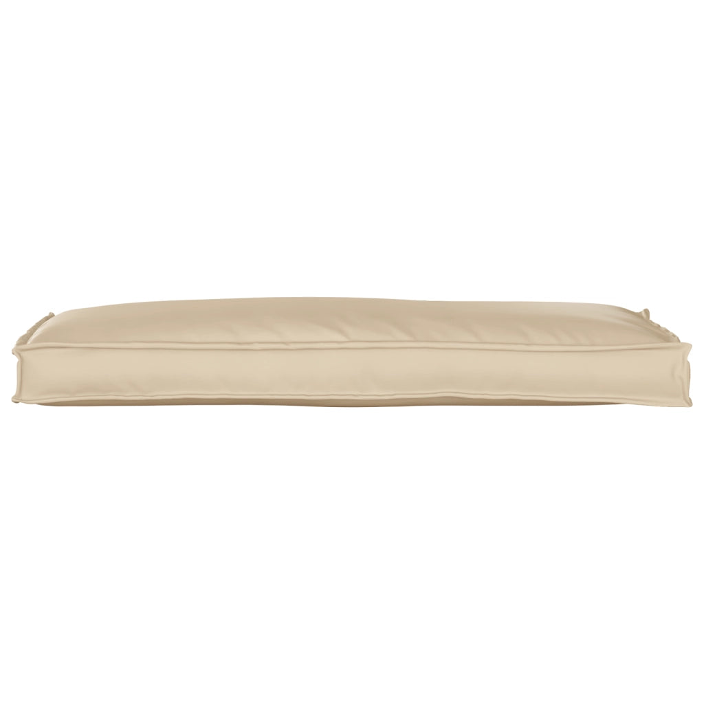 Cuscino per Pallet Beige 110x40x8 cm in Tessuto Oxford