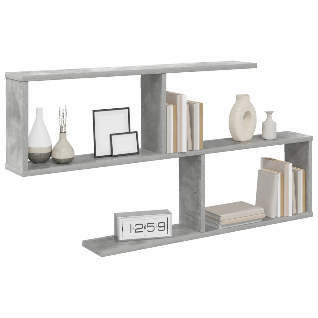 Scaffale da parete Grigio Cemento 100 x 12 x 50,5 cm 8012271