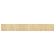 Tappeto del soggiorno | Tappeto Rettangolare Natura Chiaro 70x500 cm in Bamb¨´