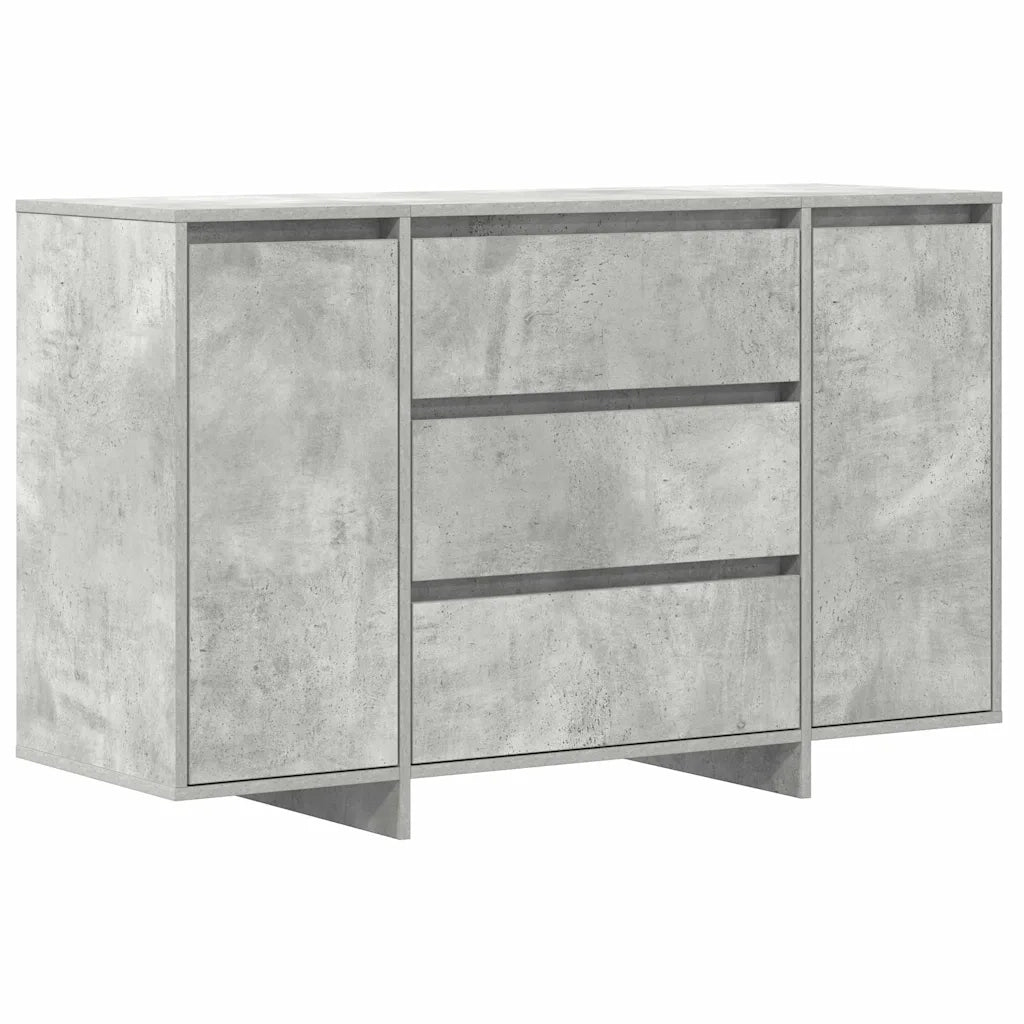 Credenza | Madia | Buffet da pranzo | Armadio da pranzo Grigio cemento 120 x 41 x 75 cm Legno multistrato