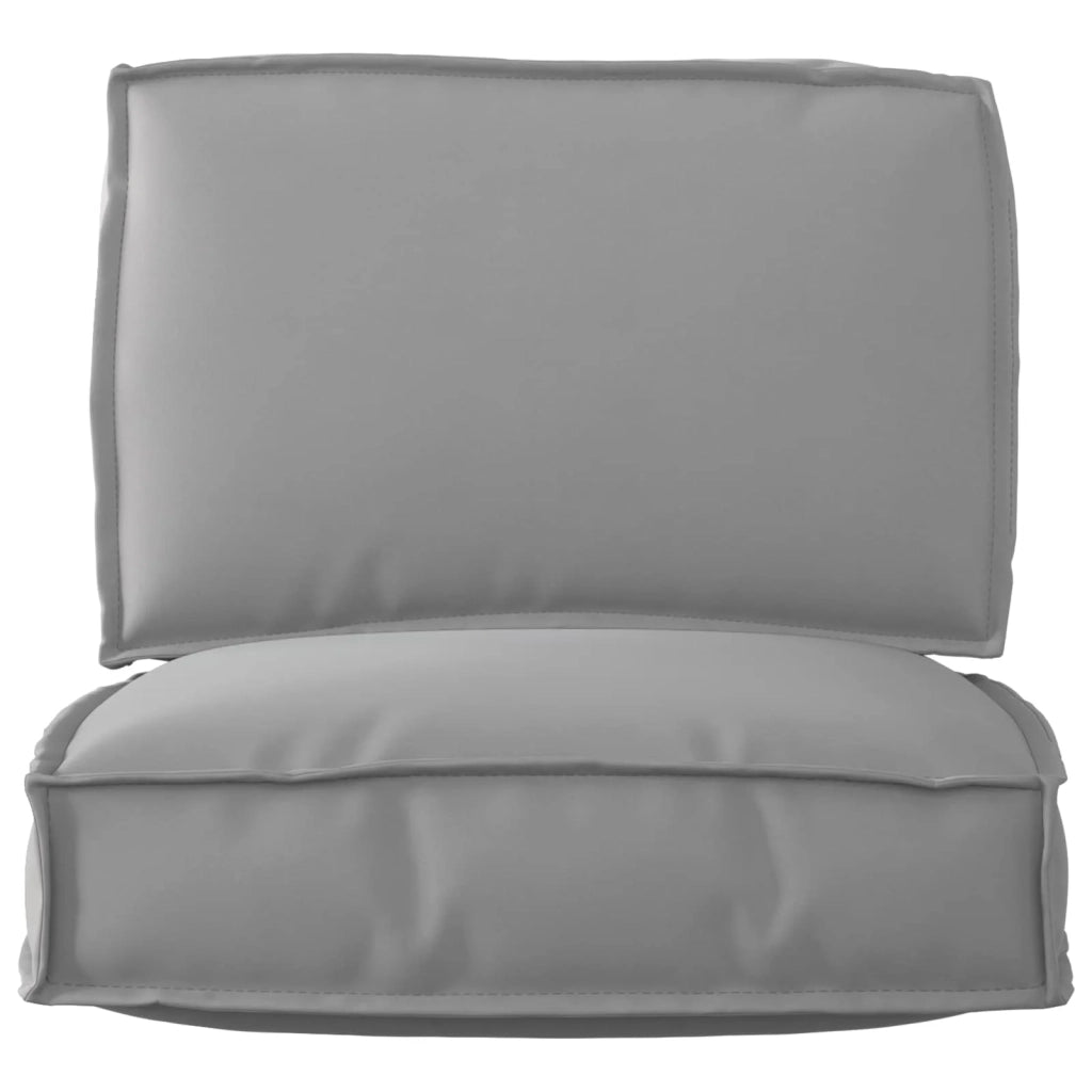 Set di Cuscini per Pallet 2 pcs Grigio Tessuto Oxford 3329050