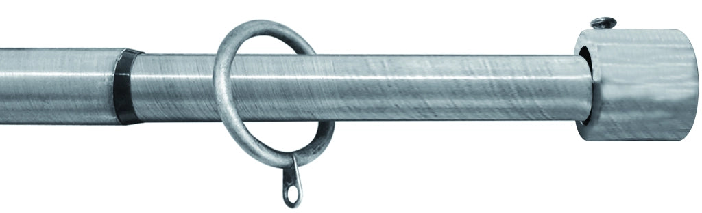 Utilia BASTONE PER TENDE NEW YORK Estensibile cm. 300÷380 col. Argento