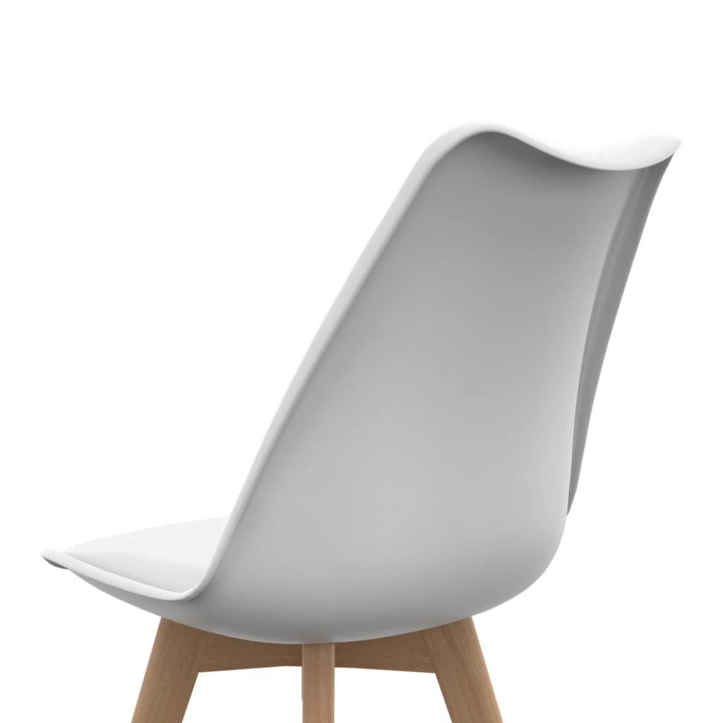 IDMarket - Set di 6 sedie SARA grigio scuro, grigio chiaro, bianco, nero e patchwork nero, grigio e bianco