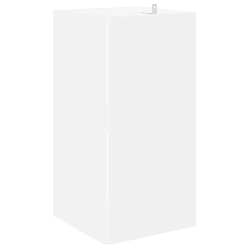 Armoire d'angle Blanc 33x33x67 cm Bois d'ingénierie