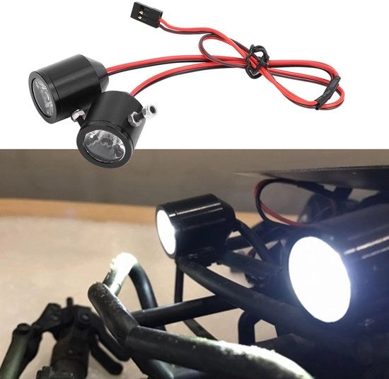 Set di luci LED Alta Pubblicità - Ricerca con luci stroboscopiche - Lampada LED 3W - Lega di alluminio - Duraturo - Installazione semplice