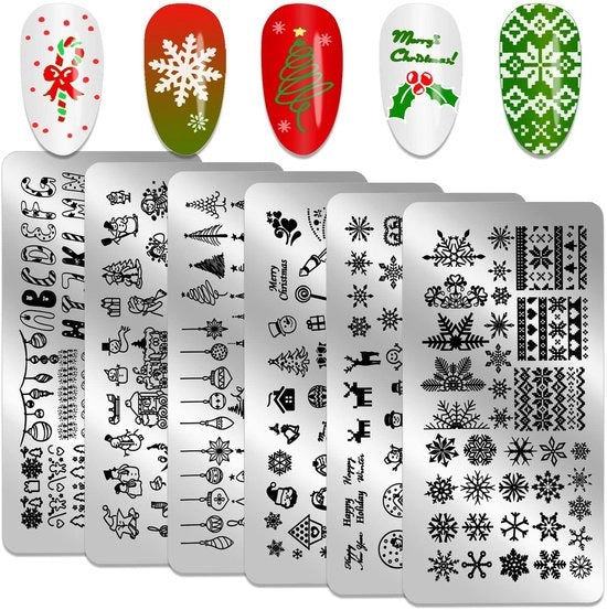 Tavolozza per Arte dei Capelli 6 pezzi - Tavolozze per Stamping