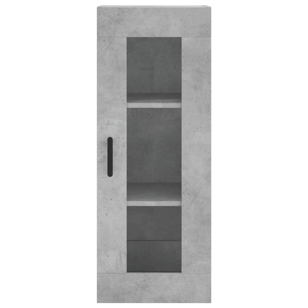 Buffet credenza cassettiera mobiletto mobile contenitore organizer per cucina soggiorno salotto alto 34,5 x 34 x 180 cm legno ingegnerizzato grigio 02_0034324