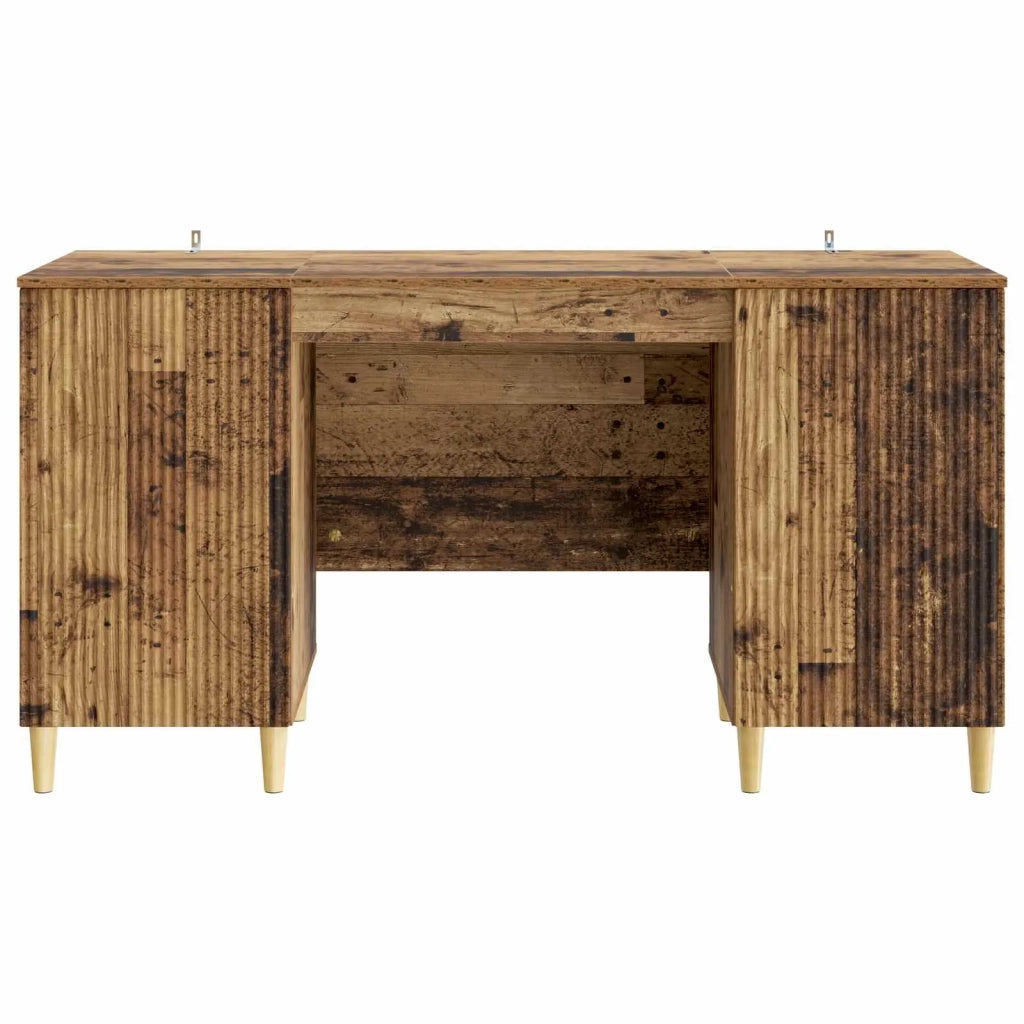 Scrivania Legno antico 142,5 x 50 x 75 cm Legno ingegnerizzato
