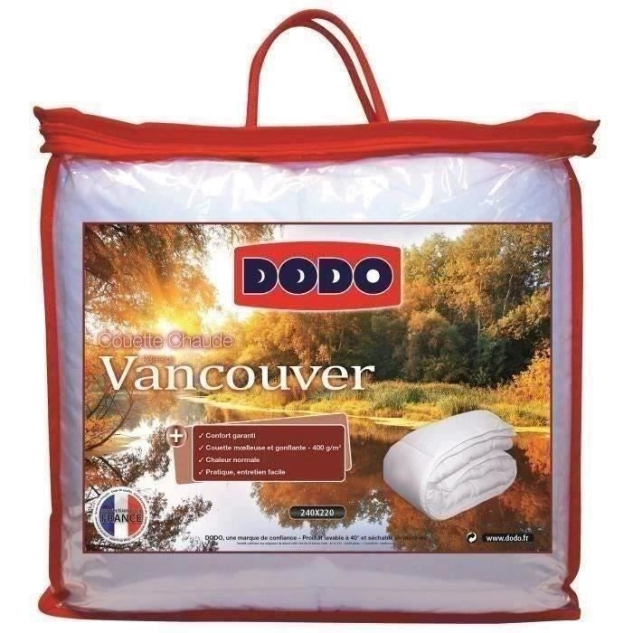 Trapunta calda DODO 400gr / m VANCOUVER 240x260 cm bianco