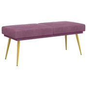 Panchina a doppio strato Viola 120 x 45 x 46 cm Velluto 42038598