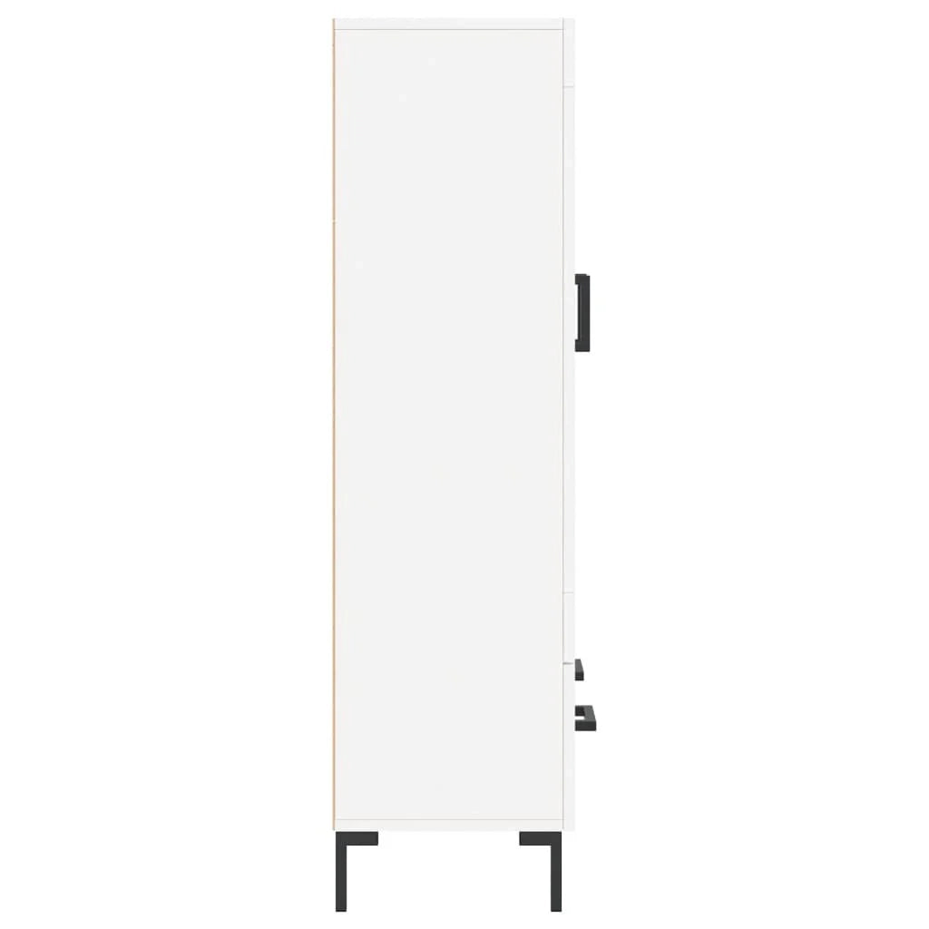 Buffet credenza cassettiera mobiletto mobile contenitore organizer cucina soggiorno salotto alto 69,5 x 31 x 115 cm legno ingegnerizzato bianco 02_0032493