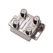 DE2-10 DERIVATORE VERTICALE A 2 VIE CON ATTENUAZIONE 10DB E CONNETTORE F IN BANDA TV E SATELLITE (5-2400MHZ)
