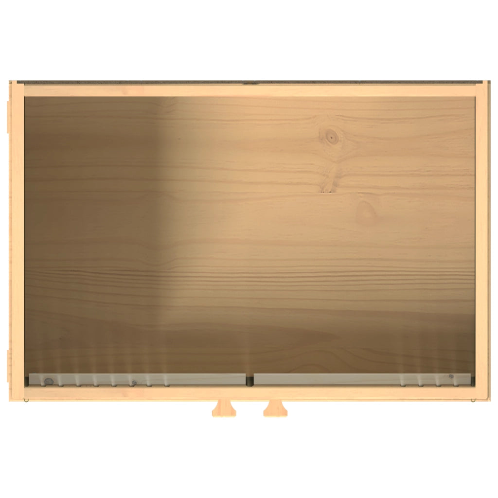 Mobiletto da Cucina 114x43x73,5 cm in Legno Massello di Pino