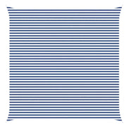 Vela Parasole | Telo Ombra | Vela da ombra solare Blu e Bianco 6 x 6 m