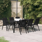 Set da Pranzo da Giardino 7 pz Nero cod mxl 51926
