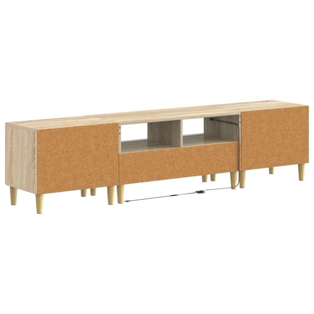 Mobile TV LED a 5 pezzi Rovere Sonoma Legno ingegnerizzato 3416597