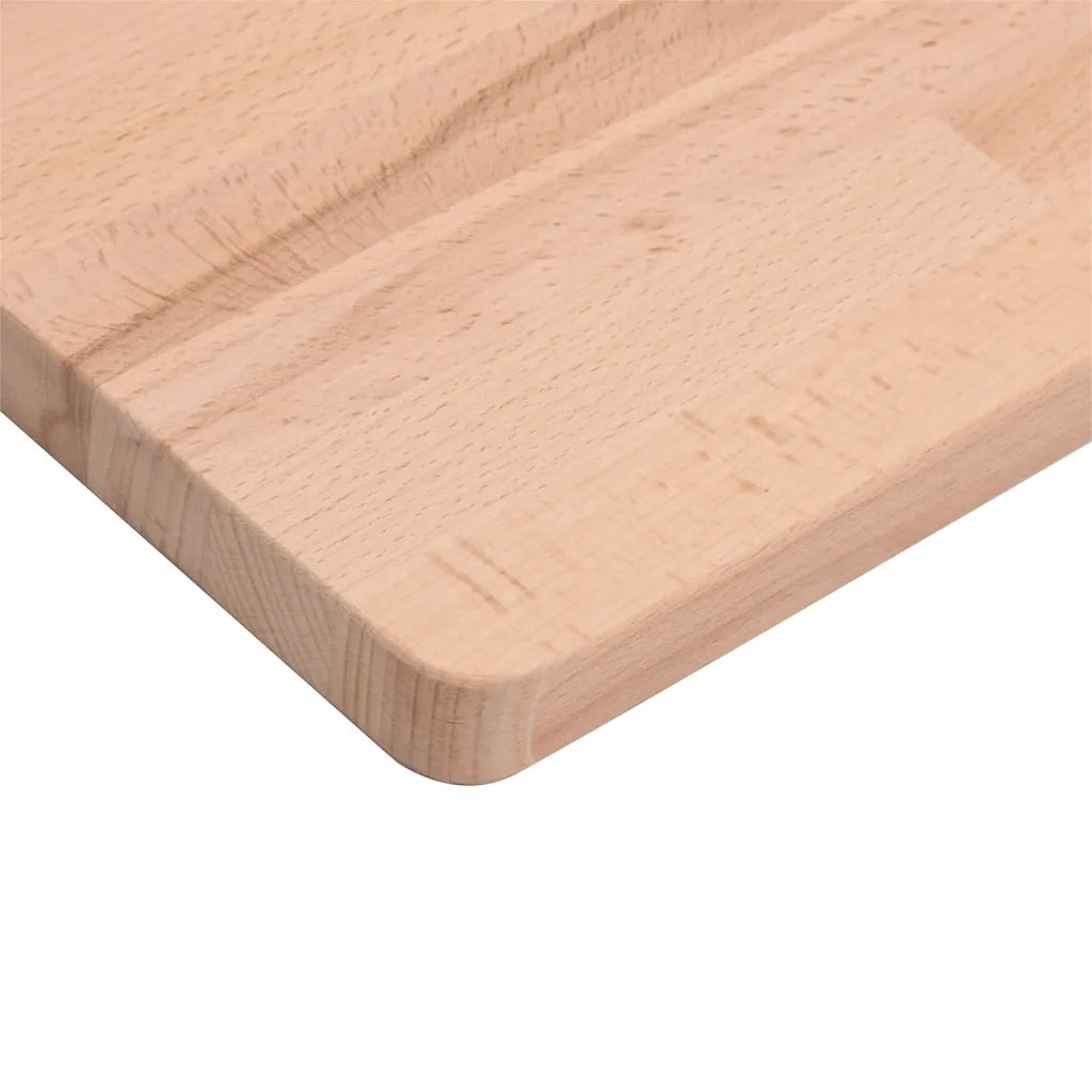 Piano per Tavolo 40x40x1,5 cm Quadrato Legno Massello di Faggio 355948