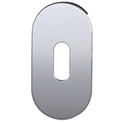 BOCCHETTA OVALE BASSA 28X6X60 INOX SAT F PATENT- TROPEX DESIGN- 10,0 pz