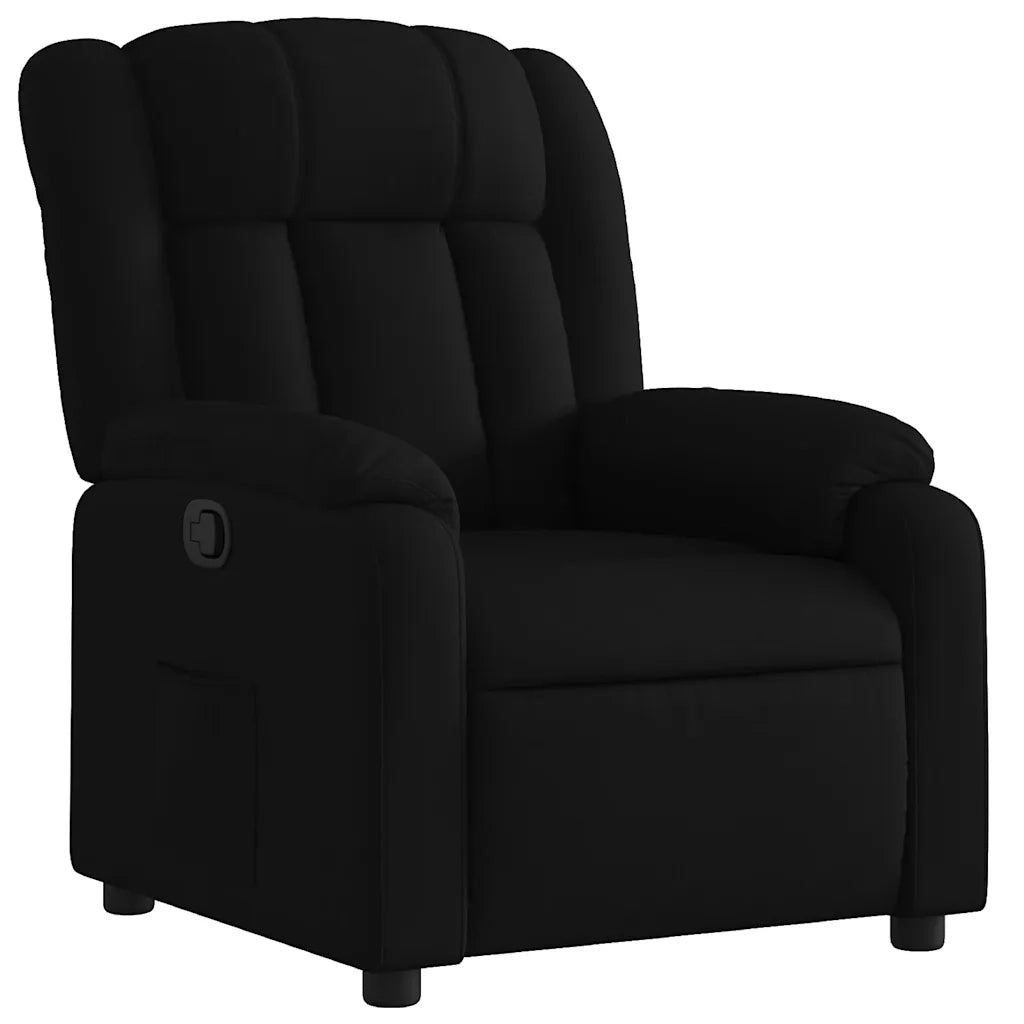 Divano Sedia-Poltrona reclinabile in tessuto nero 889428