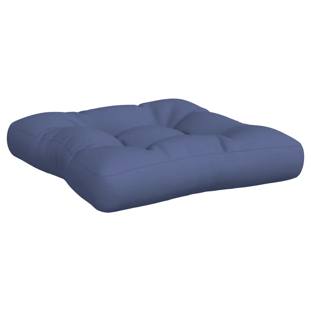 Set Cuscini per Pallet Blu Marino 60x38x13 cm in Tessuto 378176
